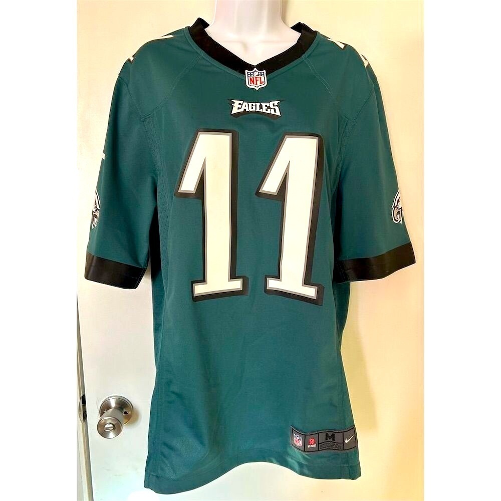 Nike Philadelphia Eagles Carson Wentz #11 Men's Green NFL Jersey M